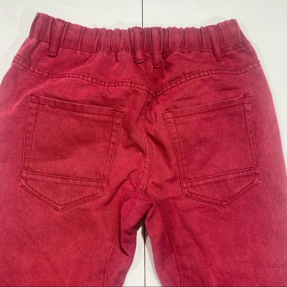 Switch Remarkable Cotton Red Pull On Mens Jean Joggers Tie Drawstring 30x28 - Picture 5 of 14